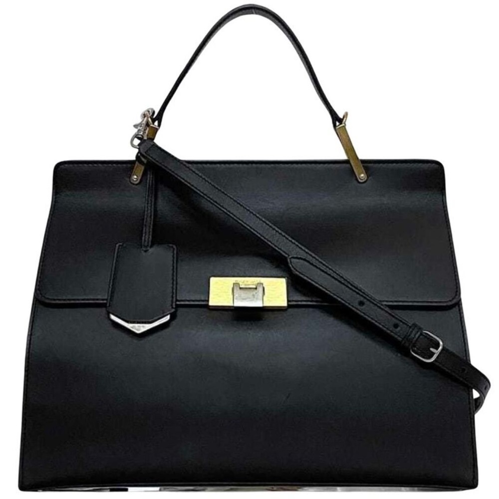 Balenciaga Le Dix Cartable Black Leather Handbag - Picture 1 of 9